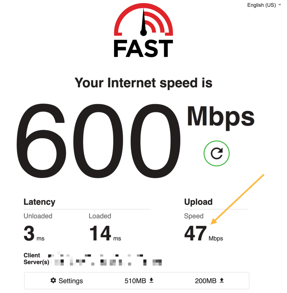 9 Mbps Upload Speed